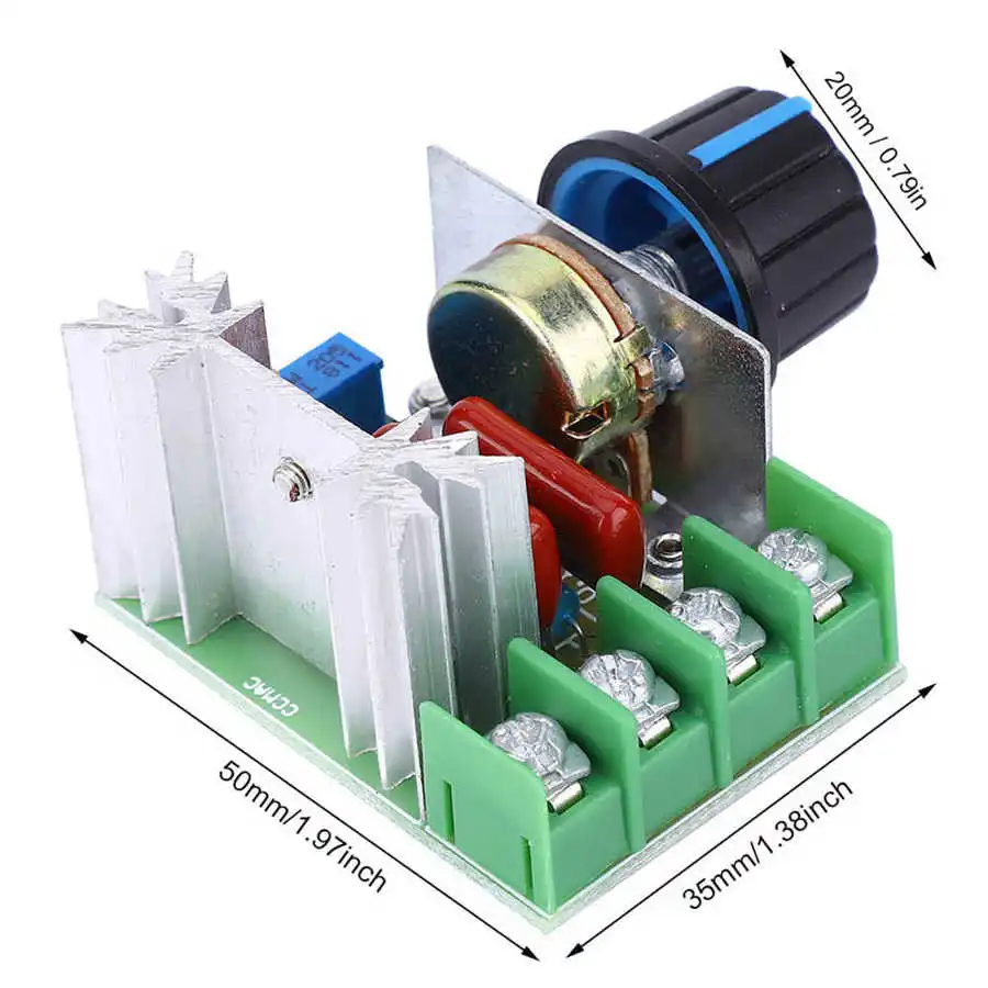 Контроллер скорости двигателя постоянного тока 5 шт. контроллер 50 ~ 220 В