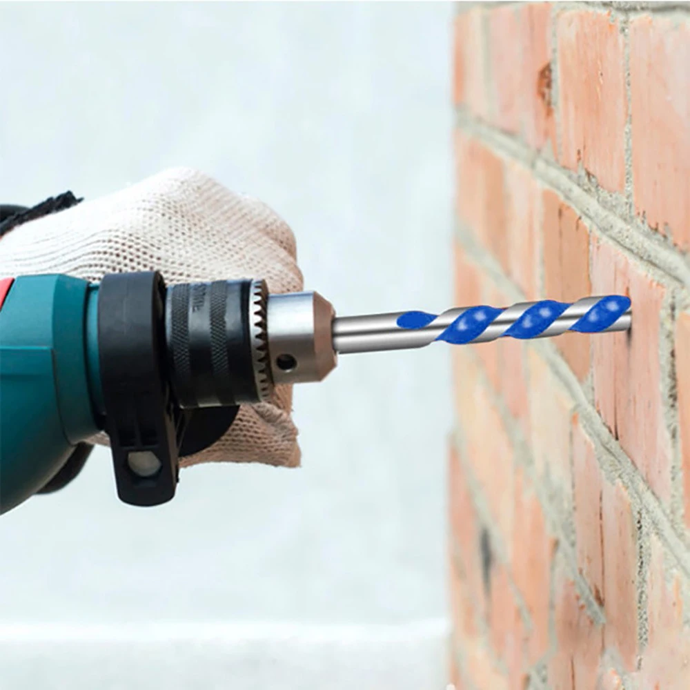 

Wall Drill Bit Brick Drilling Kit Multipurpose Tile Carbide Tip Wood Glass