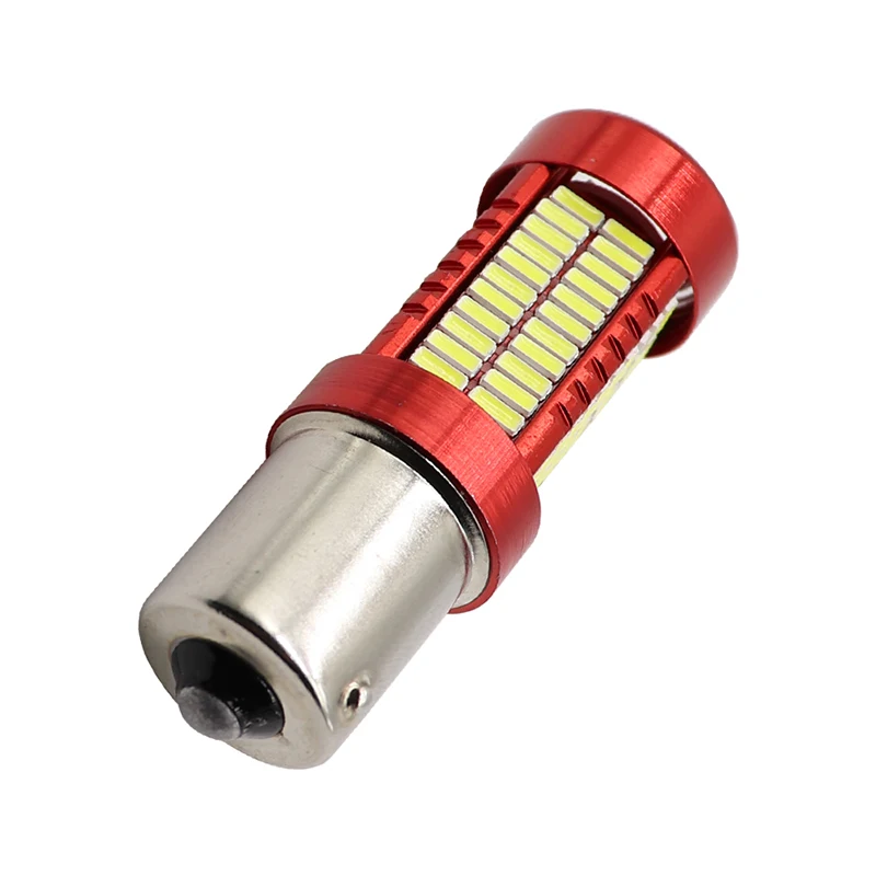 Супер яркий светодиодный светильник для автомобиля 1156 BA15S 1157 BAY15D S25 4014 SMD задний