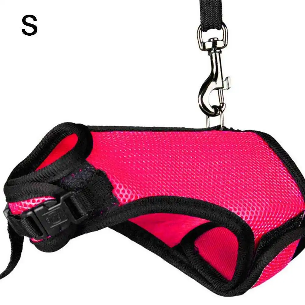 

Rabbit Harness And Leash Set Small Animal Soft Vest Harness And Leash Set For Bunny Rabbit Kitten Small Animal Walking