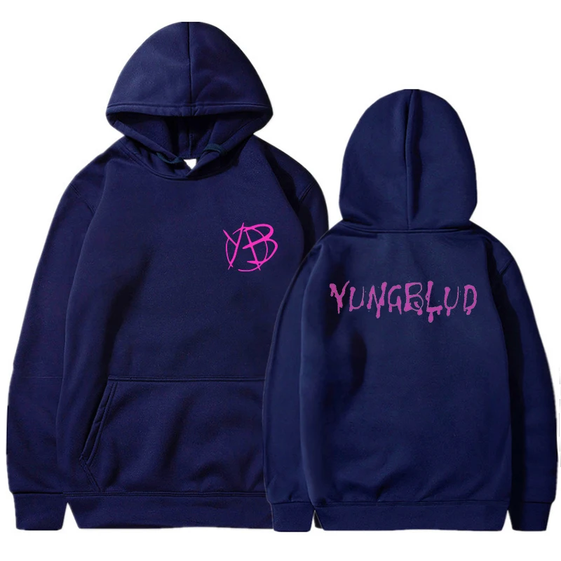 Топ Yungblud с капюшоном в стиле Харадзюку свитшот для мужчин и женщин зимний длинным
