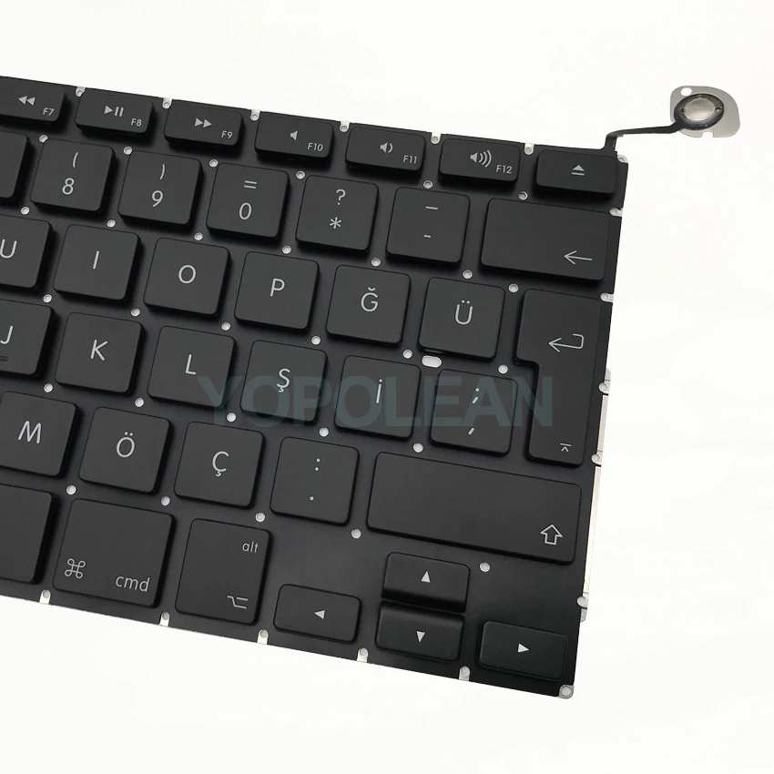 Клавиатура Турецкая с подсветкой для Macbook Pro 13 дюймов A1278 2009 2010 2011 2012|Клавиатуры