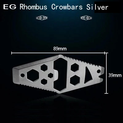 Карманный гаечный ключ EDCGEAR многофункциональная линейка из нержавеющей стали