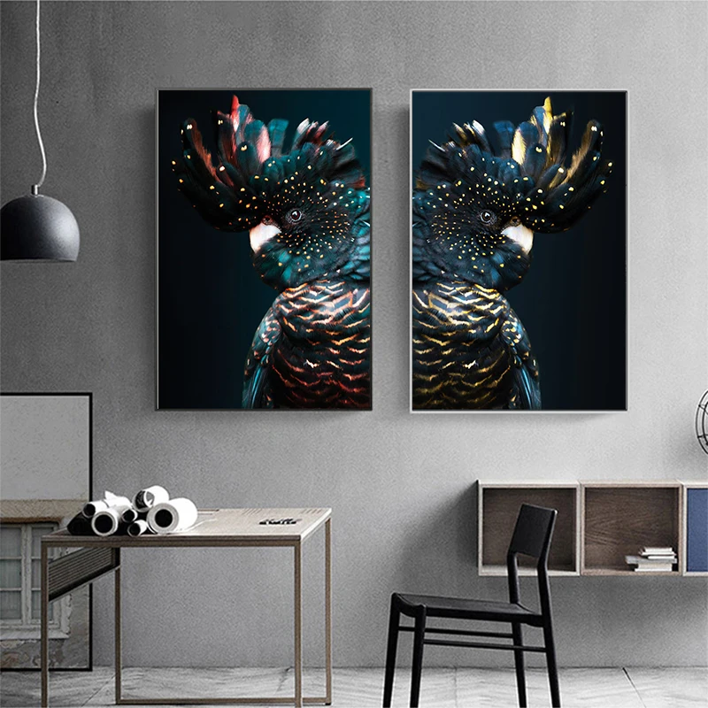 

5D DIY Cockatoo Animal Diamond Painting Embroidery Cross Stitch Kit Mosaic Round Rhinestone Handmade Gift Home Decoration