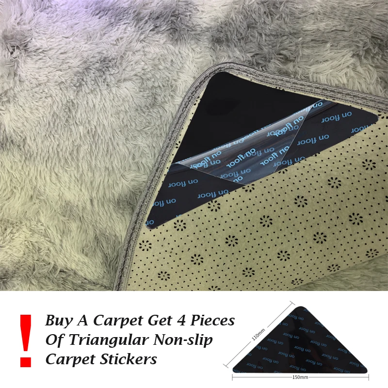 soft carpet for living room fluffy plush rug bedroom decoration floor mat window bedside home decor rugs buy carpet get stickers free global shipping