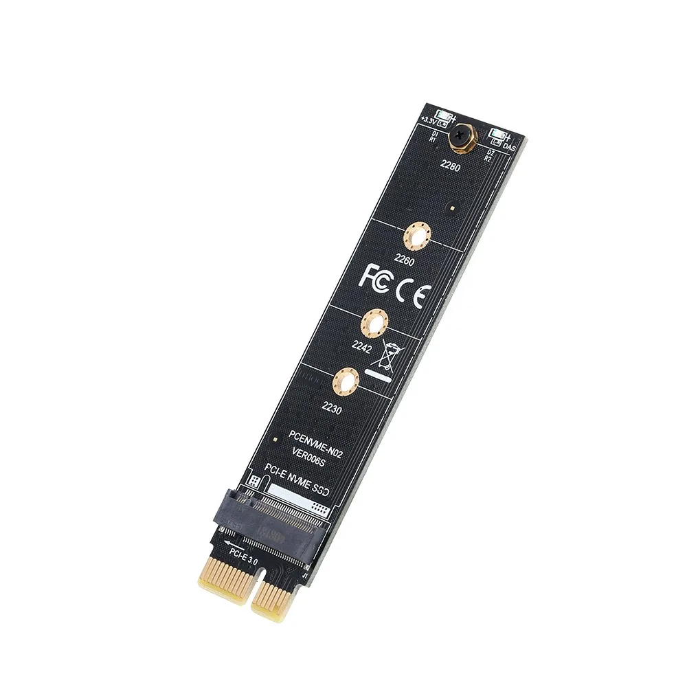 PCI-E to NVME M.2 Adapter Card with Heat Sink and Thernal Pad SSD Reader Supporting 2230/2242/2260/2280 | Компьютеры и офис