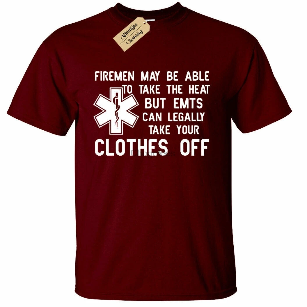 Забавная Мужская футболка EMT пожарная одежда для снятия рубашки Подарочная emt |