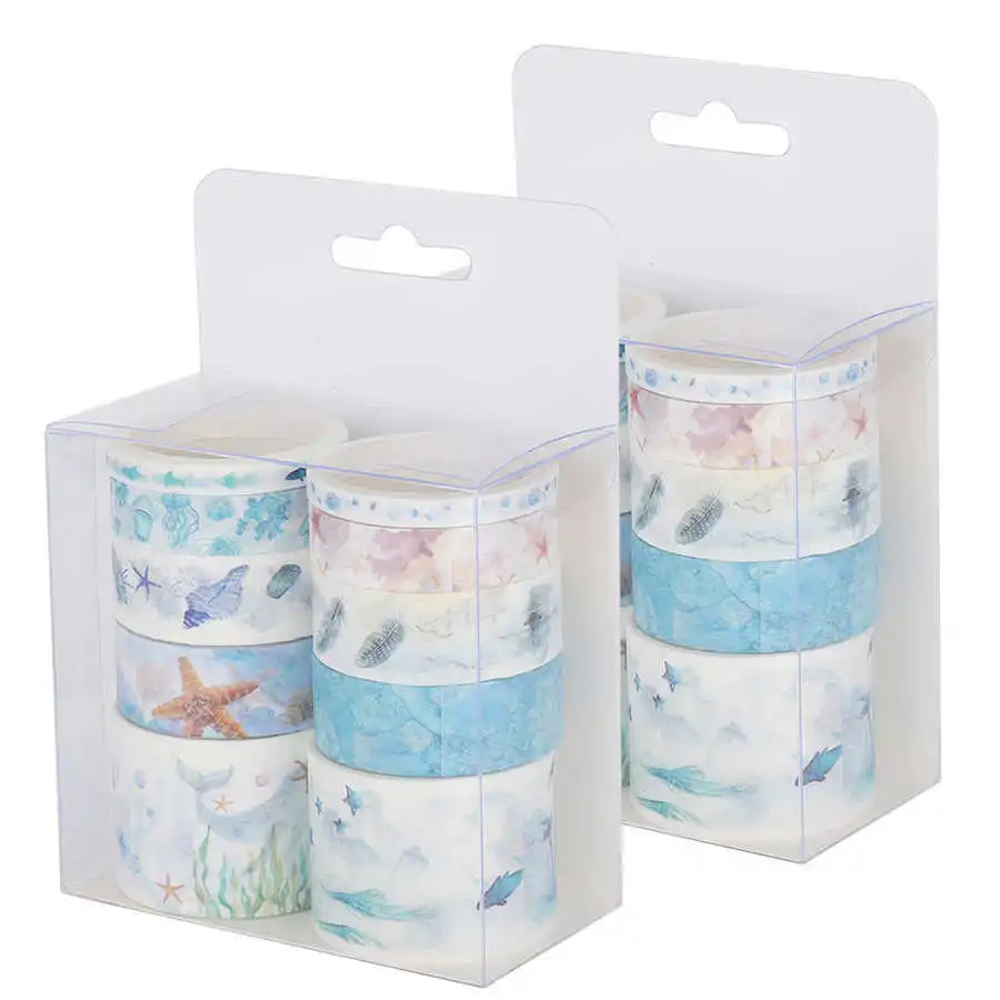 2 коробки васи лента красочный узор о море бумага Маскировочная наклейка для DIY