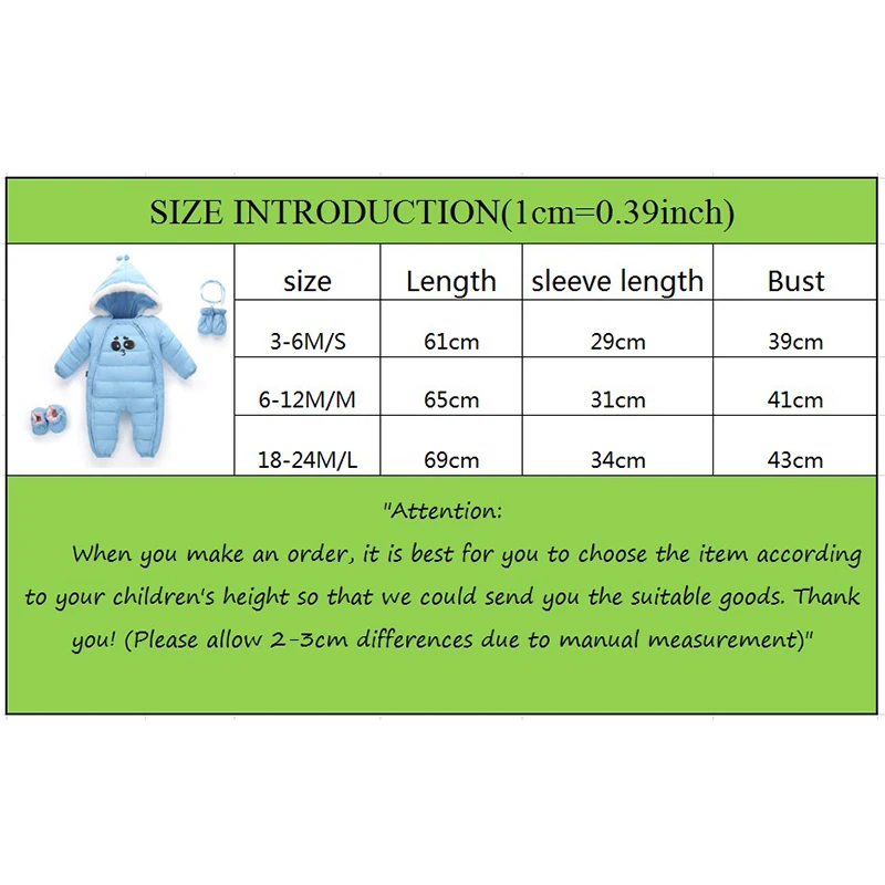Для новорожденных Комбинезоны для маленьких мальчиков и девочек Зимние теплые