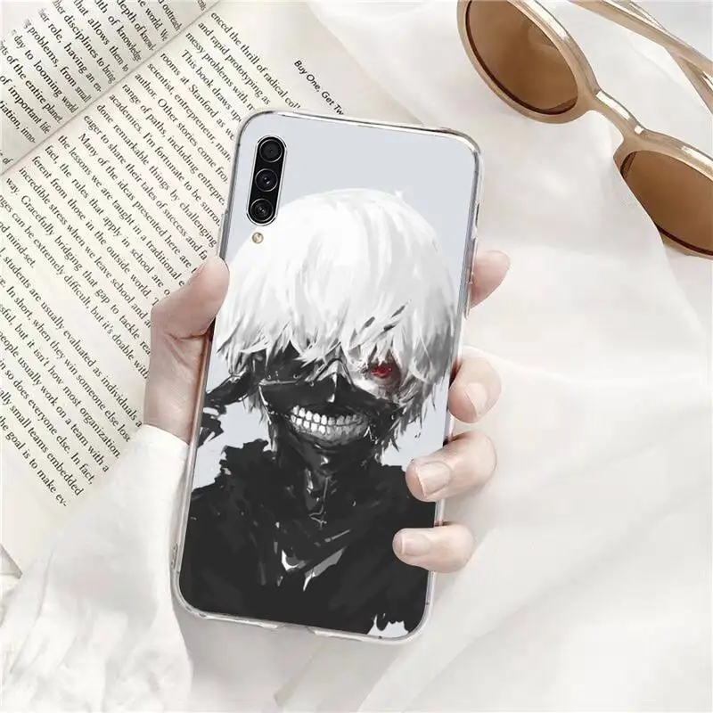 

Anime Tokyo Ghouls terror horror Phone Cases Transparent For Samsung Galaxy A71 A21s S8 S9 S10 plus note 20 ultra
