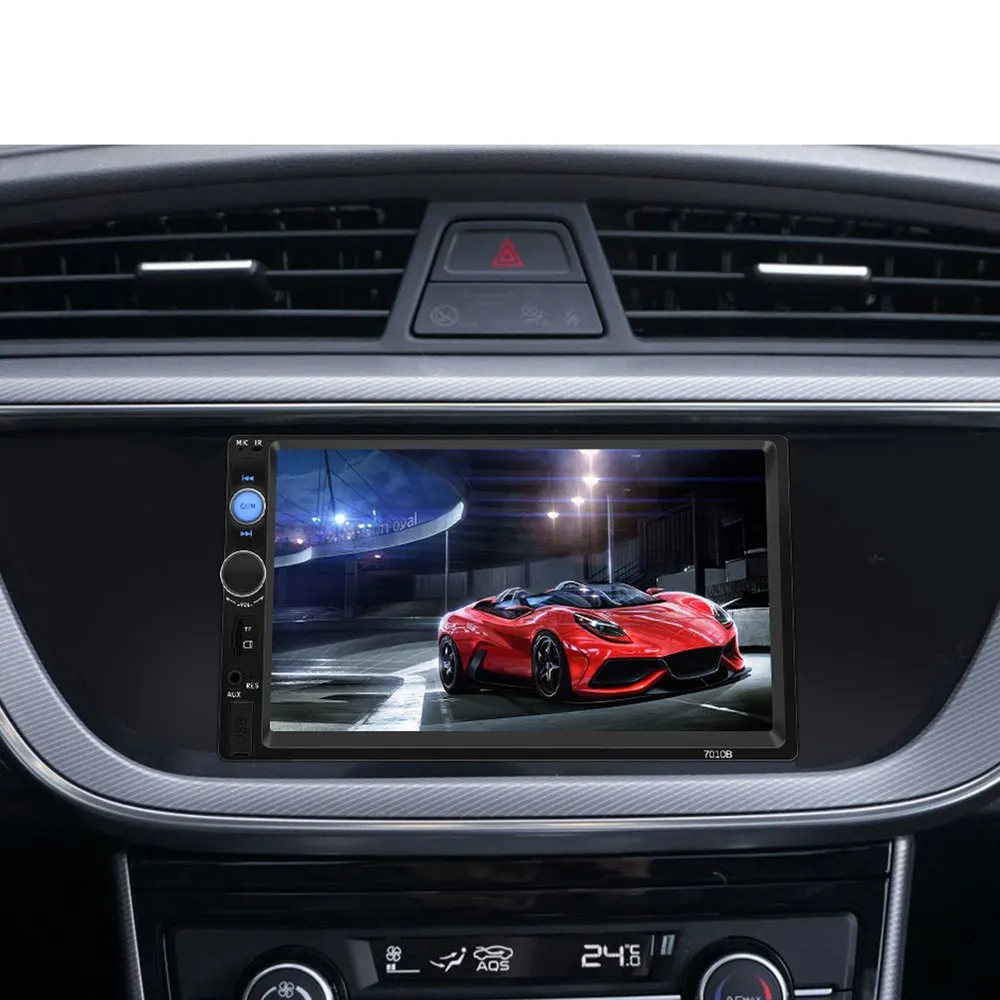 7010B 7 дюймов двойной слиток HD Android iPhone подключенный автомобильный MP5 плеер Bluetooth