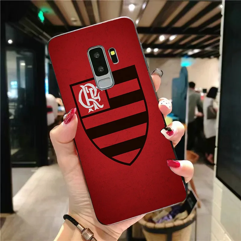 Чехол для телефона Flamengo RJ FC Samsung S6 S7 Edge S8 S9 S10E Note8 Note 9 10 A9 C10 J7 Max DIY чехол мягкого ТПУ
