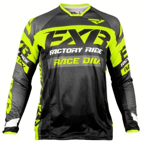 Зеленый DH Motocross MX FXR, длинный рукав, MTB, Джерси, для езды по пересеченной местности, для езды на мотоцикле, для спуска на гору, Джерси mtb, для мотокросса - Цвет: Зеленый