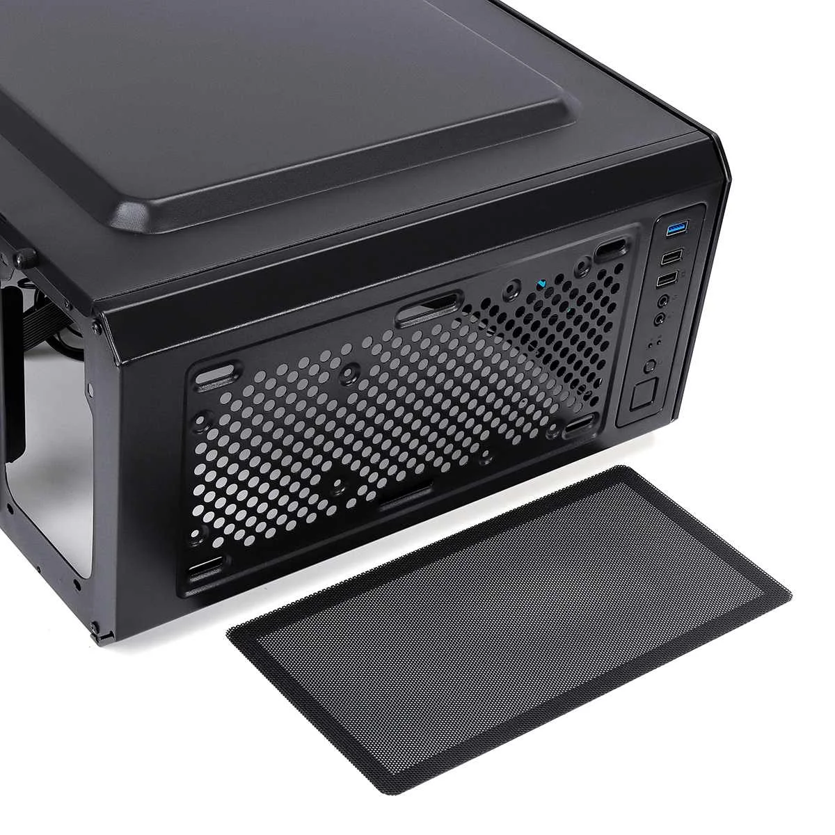 Мини ATX игровой компьютер ПК корпуса башни стеклянная панель настольный компьютер Mainframe полноразмерный прозрачный корпус 386x180x386 мм