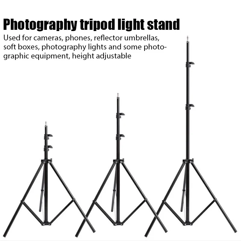 

Foldable Photography Tripod For Mobile Phone Gopro Studio Live Camara Selfie Light Stand Bracket For TikTok Makeup Vlog Tripod