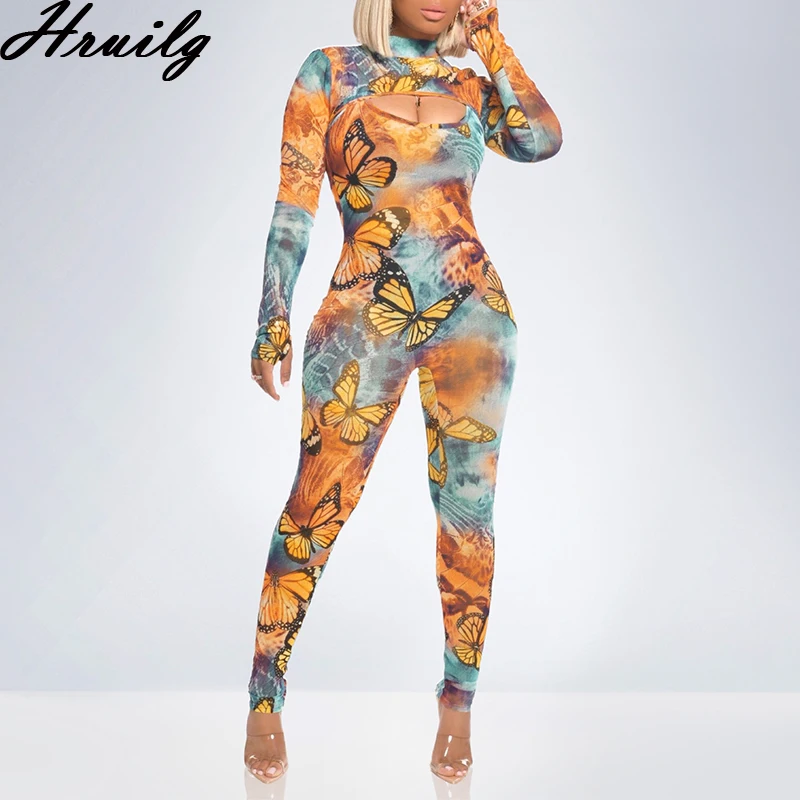 Боди женское осеннее с принтом бабочки комплект из двух предметов длинным