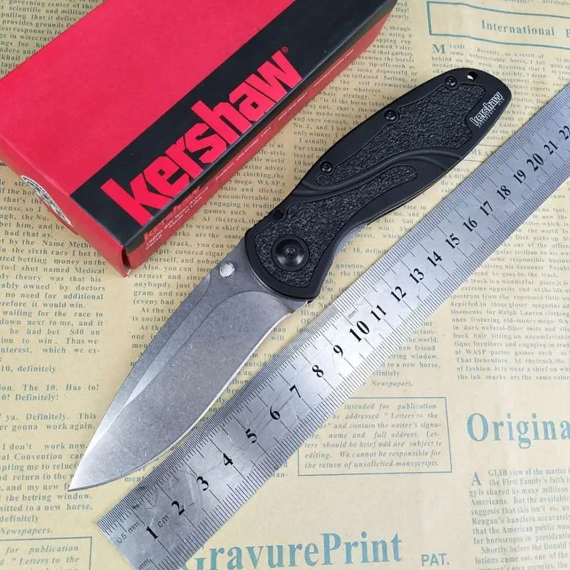 

Kershaw 1670 Outdoor Hunting Hiking Camping Military Tactical Folding Knife D2 Steel Blade 6061-T6 Aluminum Handle Cutting Tool