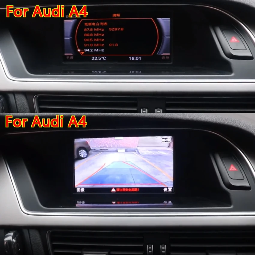 Камера для Audi A4 Q7 большой экран поддержка Lecran Carplay записывающее устройство 360