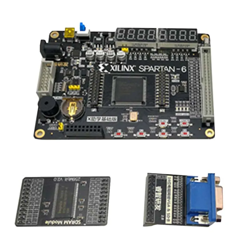 Макетная плата Xilinx FPGA Spartan 6 XC6SLX9 макетная + 256 Мбит SDRAM модуль VGA
