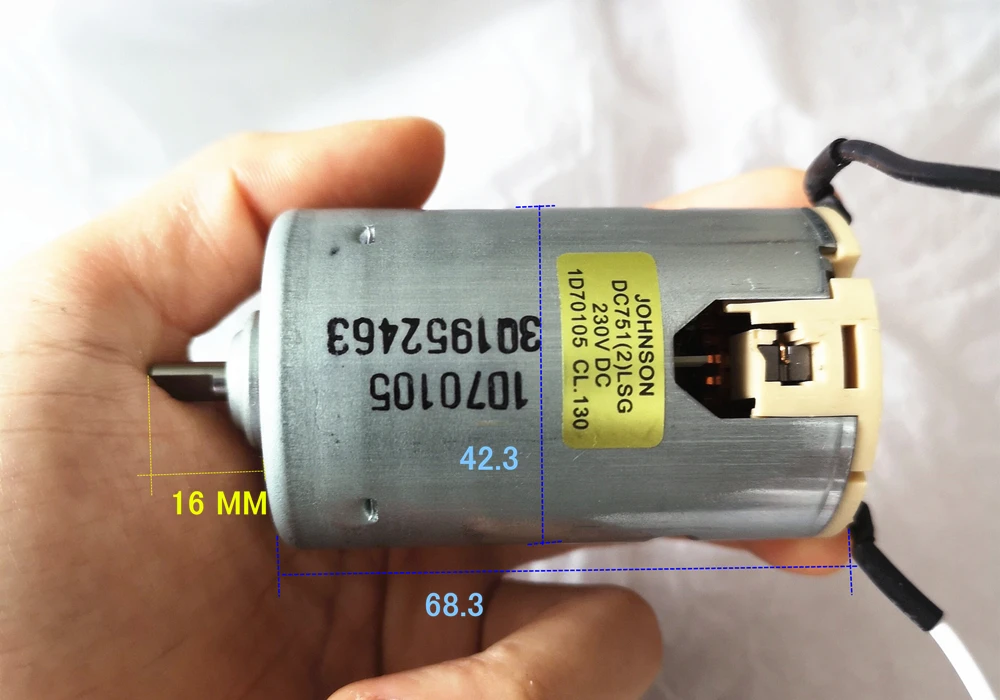 Двигатель JOHNSON 7512 230 В постоянного тока с напряжением 220 11000 об/мин машина для