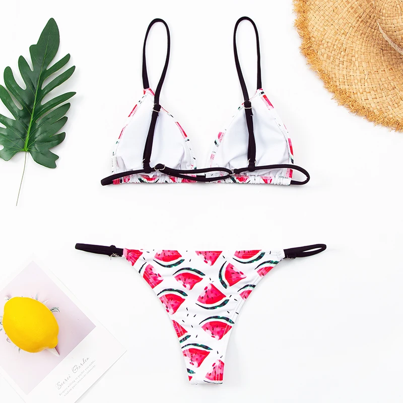 

Sexy Micro Bikini Sets Women Low Waist Thong Bikini Push Up Pads Swimsuit 2021 Swimwear Female Beachwear Swim Bathing Suit