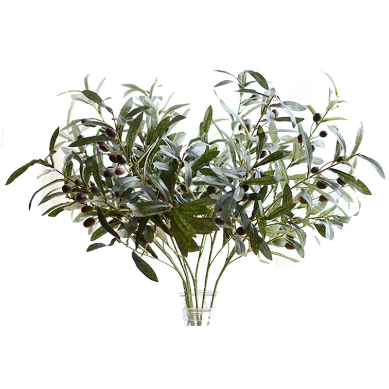 72 см искусственные ветки оливкового дерева в европейском стиле листья с