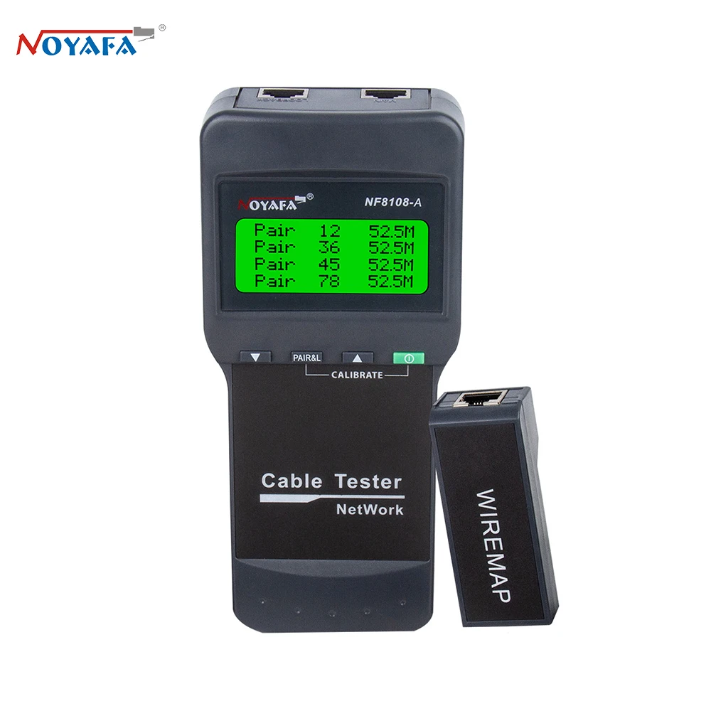 Noyafa NF-8108A Cat.5E/ 6E UTP STP сетевой кабель Тесты er проверьте проводку ошибки 5E провода |