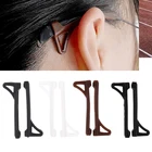 1 пара Противоскользящих чехлов для очков, силиконовый ушной крючок для дужек очков, держатель для очков, аксессуары для солнцезащитных очков