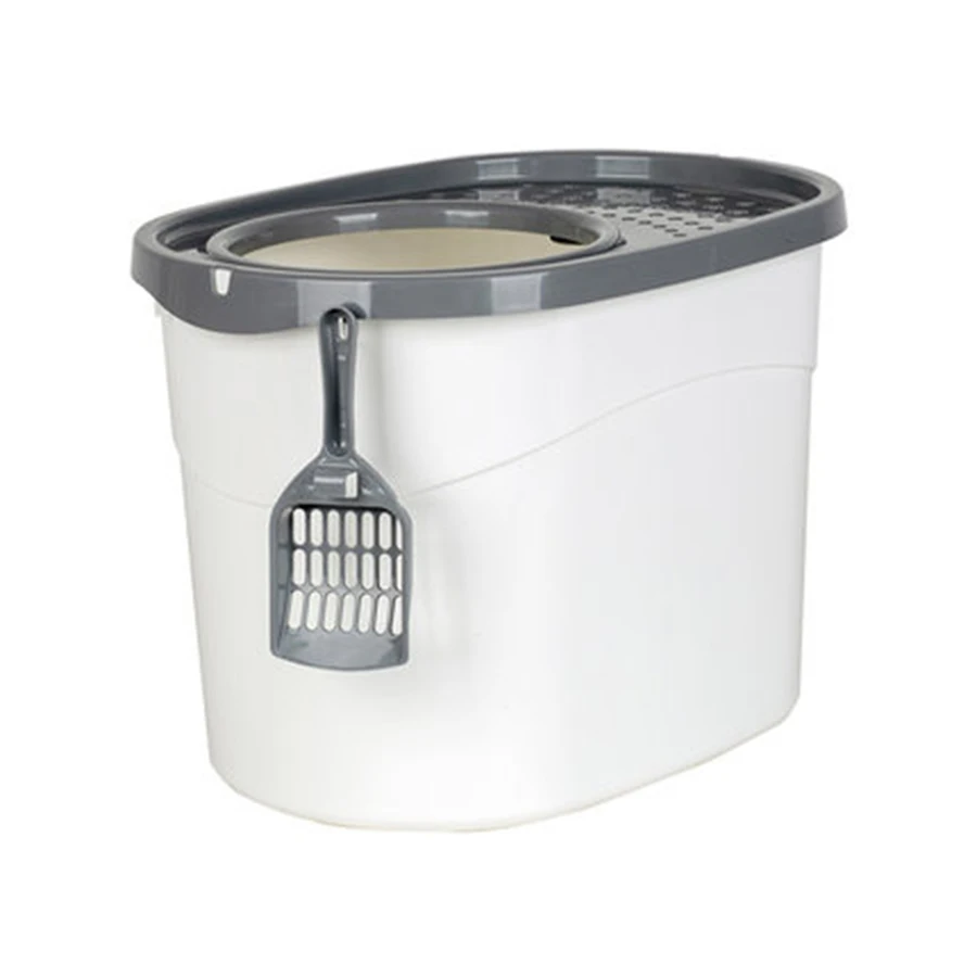 Полузакрытый кошачий ящик для мусора Большие товары животных Кролик Туалет