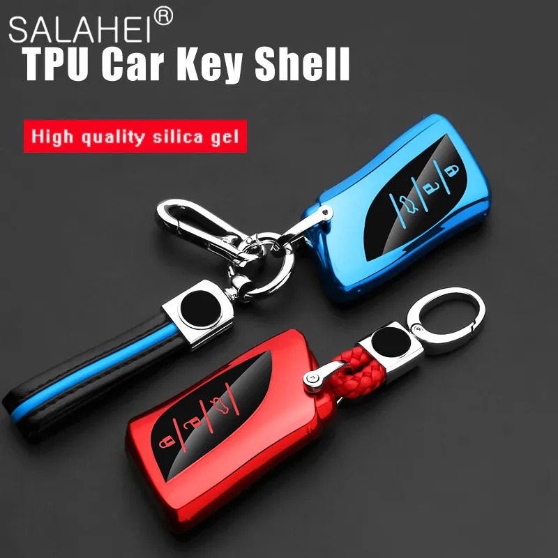 

Colorful Soft TPU Car Remote Key Case Cover Holder For Lexus IS ES GS GX LS500H NX RX LX LC RC 200 250 570 2018 2019 Accessories
