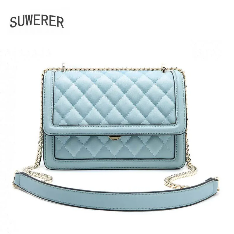 

SUWERER Fashion small bag women leather shoulder crossbody bags for women luxury handbags women bags