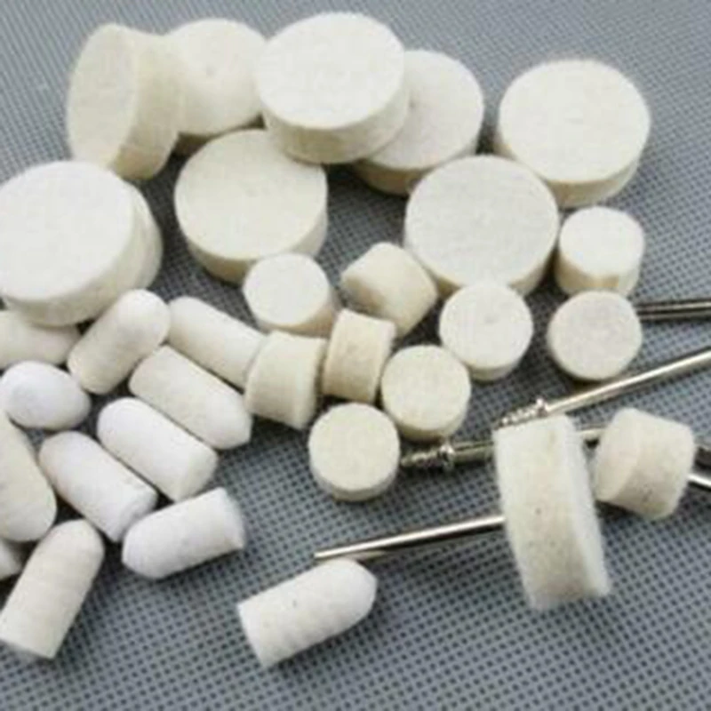 88 шт. шерстяные войлочные полировальные круги Buff Pad с оправкой для всех
