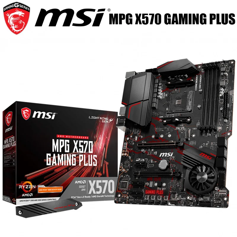 Preise Buchse AM4 Neue MSI MPG X570 GAMING PLUS Motherboard AMD 2nd Und 3rd Gen Ryzen DDR4 HDMI-Kompatibel Desktop MSI X570 Mainboard