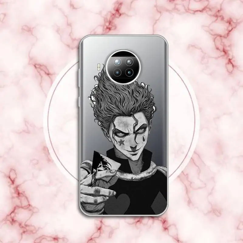 

Hisoka Anime Hunter X high quality Phone Case shell Transparent for Xiaomi Redmi note 10 t 8 9 pro lite 11
