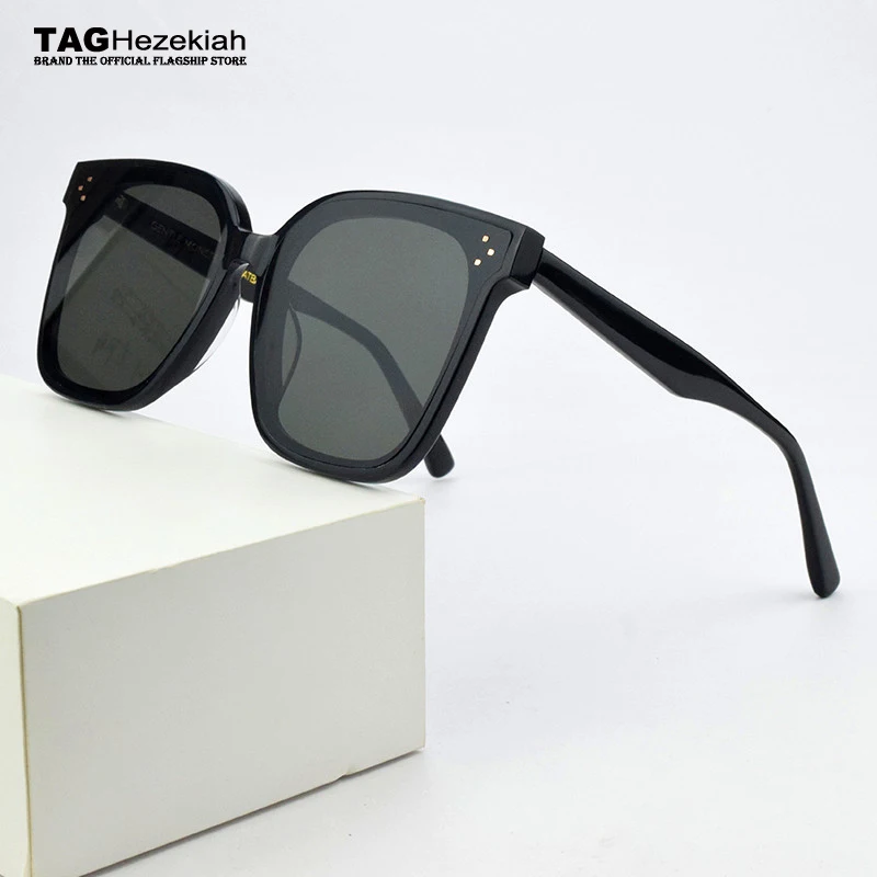 

Square Sunglasses woman sun glasses for woman metal vintage fashion Coating UV400 Korea summer 2020 Luxury brand sunglasses men