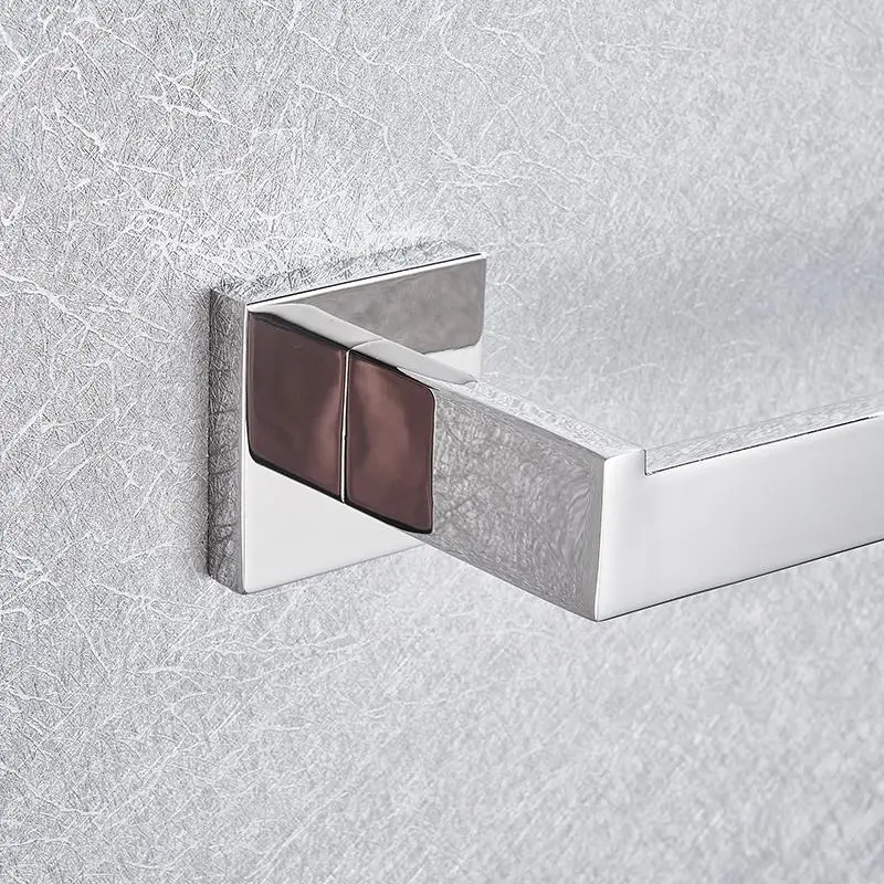 Набор аксессуаров для ванной комнаты хромированный крючок халата вешалка