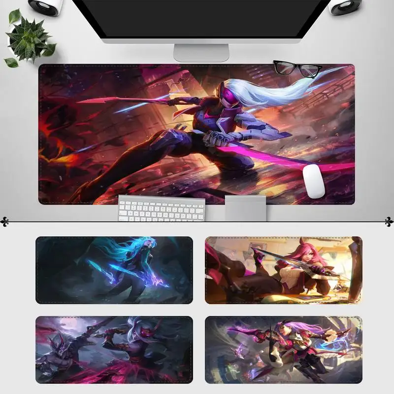 Высококачественный коврик для мыши из League of Legends Катарина игровой клавиатуры