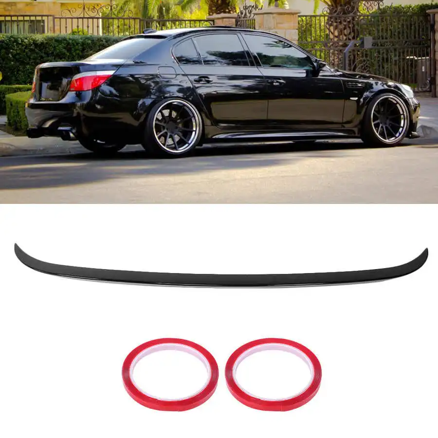 Спойлер крышки багажника глянцевый черный для M Стиль производительности