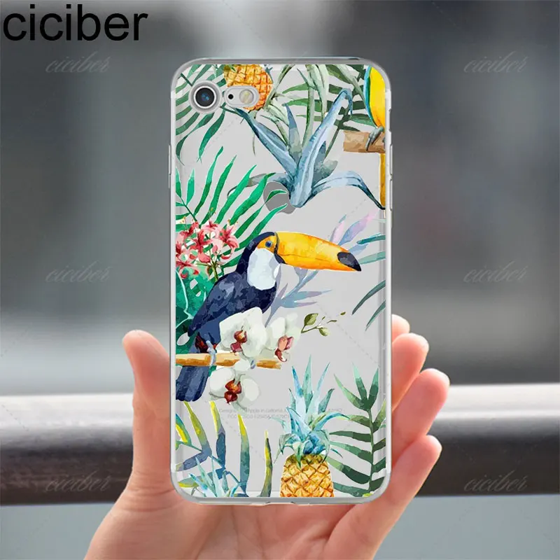 Чехлы для телефонов ciciber мягкий чехол с изображением Летних Фруктов цветов