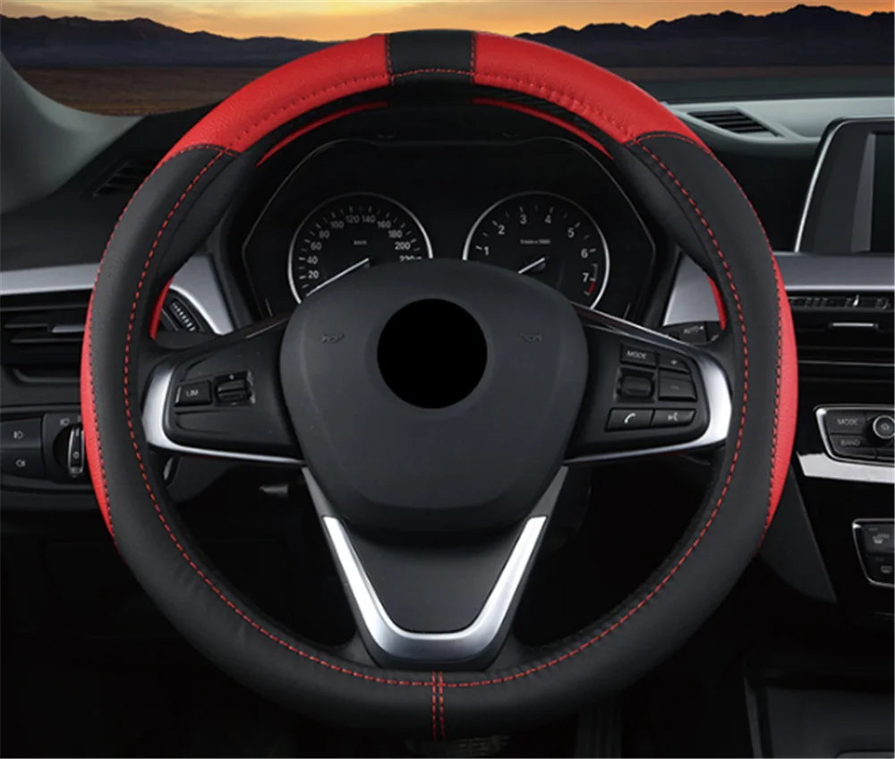 Чехол на руль автомобиля 38 см интерьерные аксессуары для Toyota 4runner Sienna Sequoia Prius GR Camry