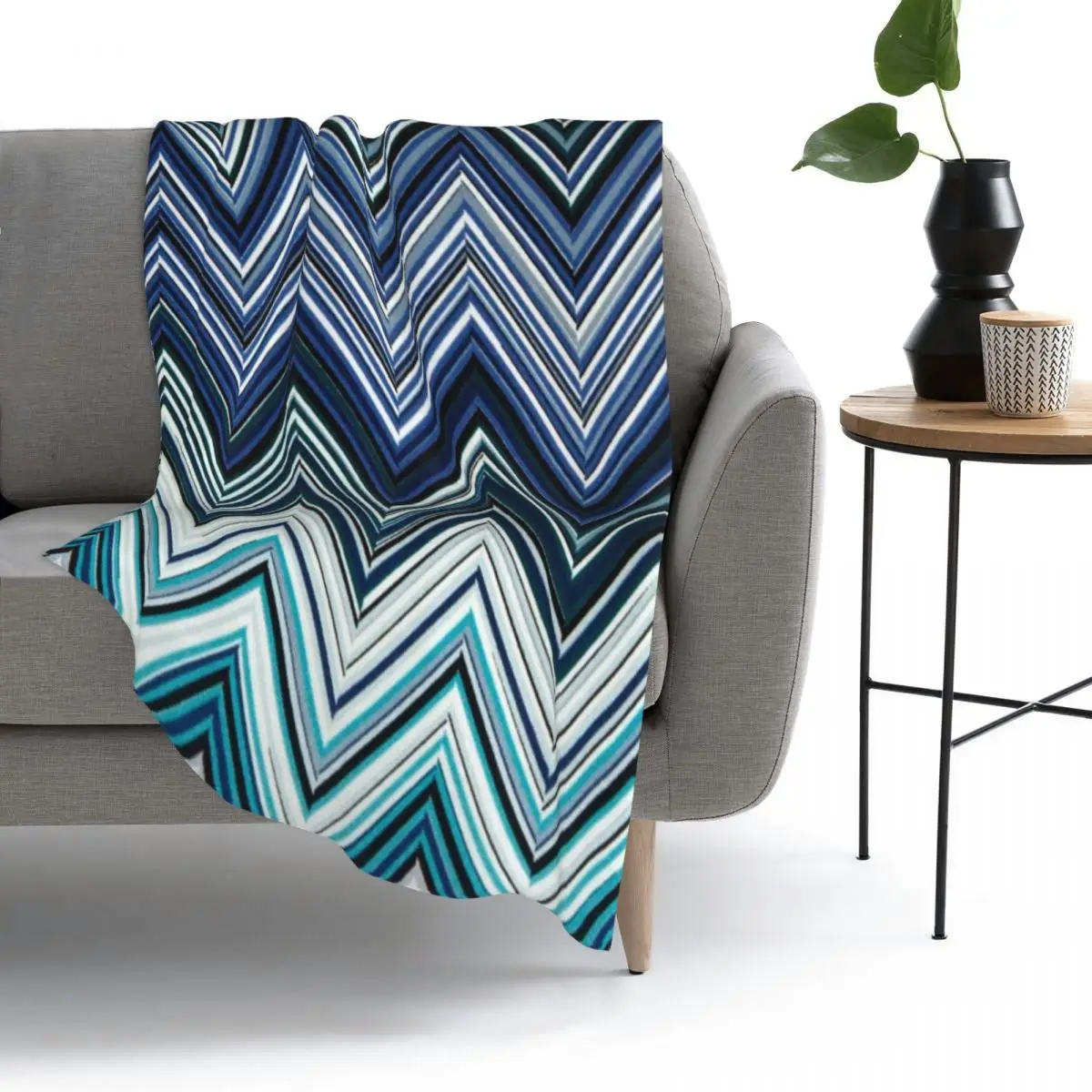 

Missoni Home Zigzag Throw Blanket Fleece Throw Blanket Bed Blanket Sofa blanket flannel Warm bedding On Home travel Adult child