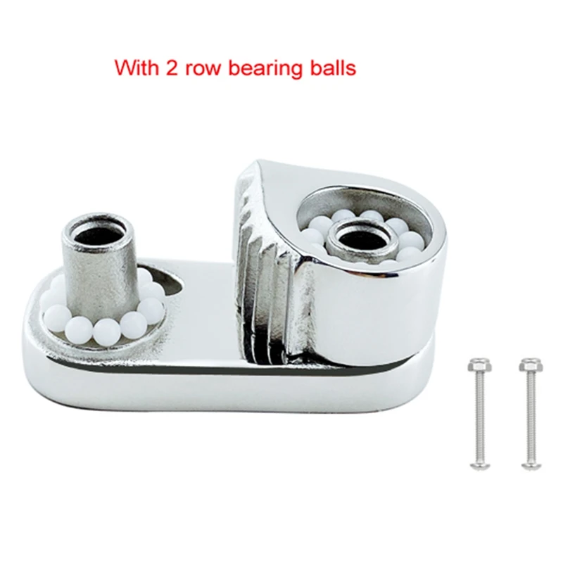 

BSET MATEL 2 Row Matic Ball 316 Stainless Steel Bearing Cam Cleat Pilates Equipment Boat Fast Entry Rope Wire Fairlead Sailing