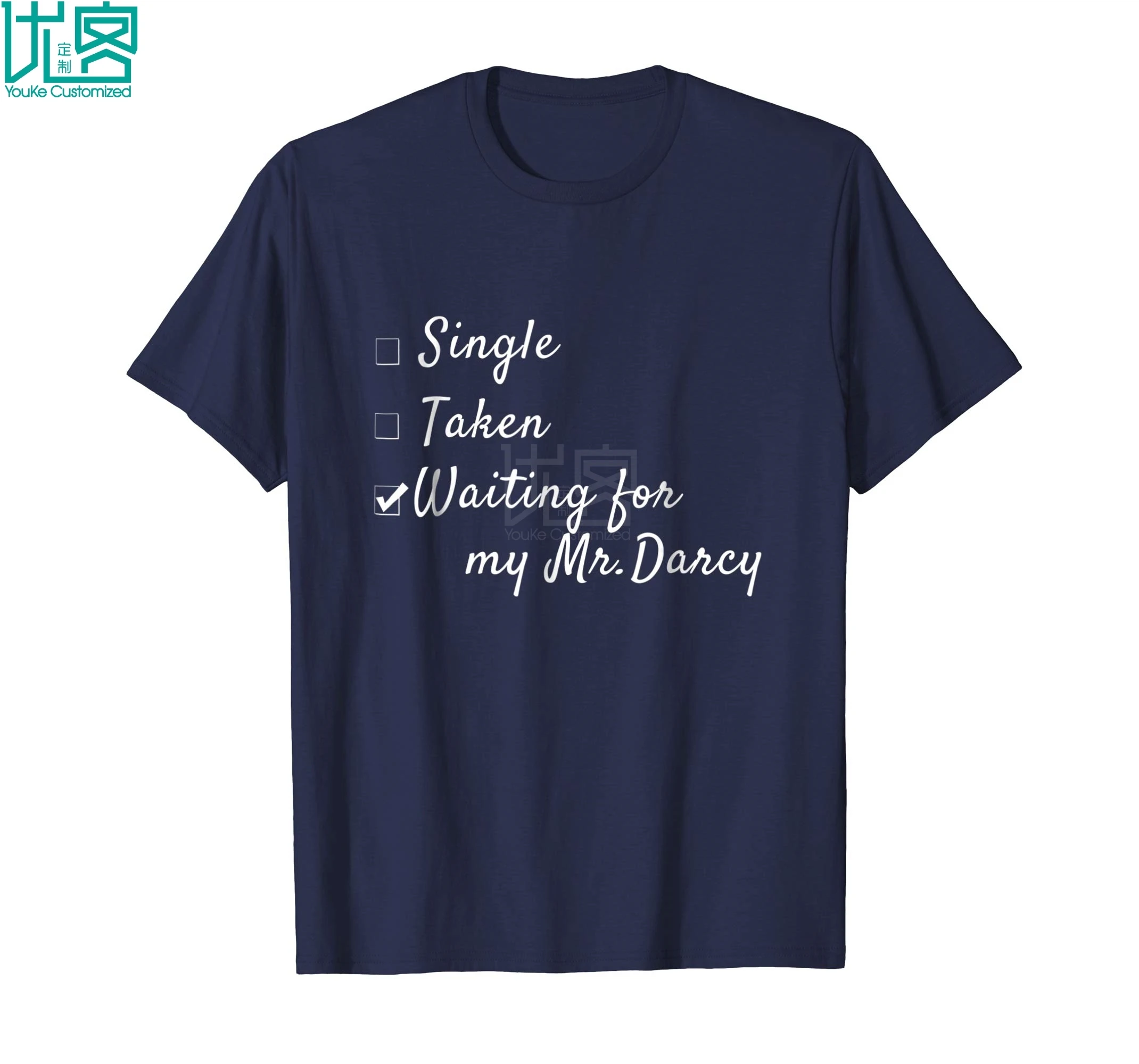 Забавная футболка с одним взятым для ожидания Mr Darcy Jane Austen Уникальные