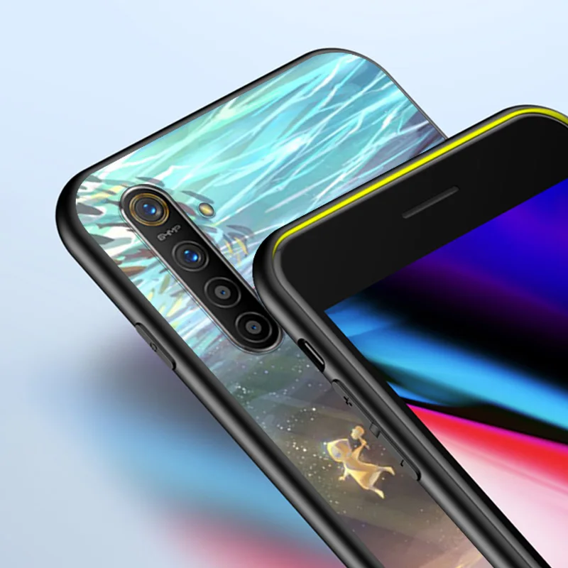 

For OPPO A5 A9 2020 F7 Phone Cover One piece Cartoon for OPPO Reno 2 Z 2Z 2F 3 4 Pro 5G Bright Black Phone Case