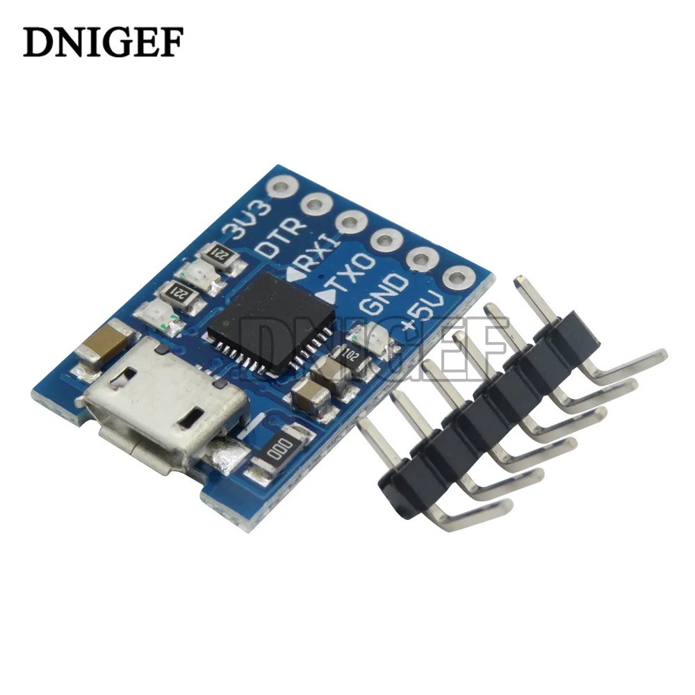 DNIGEF CP2102 Micro USB to UART TTL Module 6Pin Serial Converter STC Replace FT232 for Arduino | Электронные компоненты и