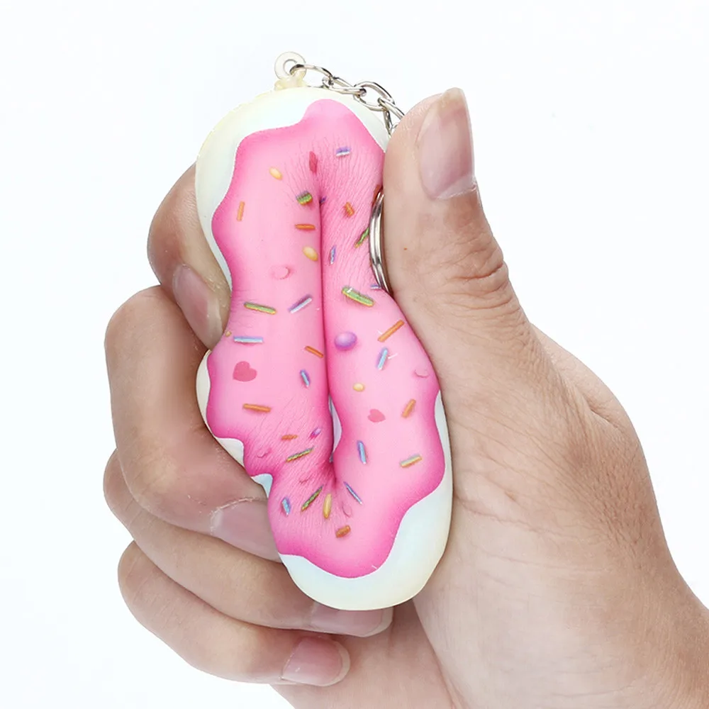 Смешные мягкие игрушки 8 см Пончик медленно Восстанавливающий форму крем детские