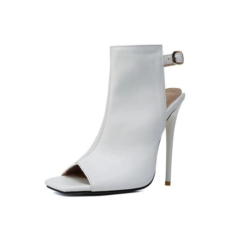 

Plus Size Shoes 2021 Style Super High Thin Heel Fish Mouth Sandals Large Roman Women's Fashion Summer Shoes for Women Shoe