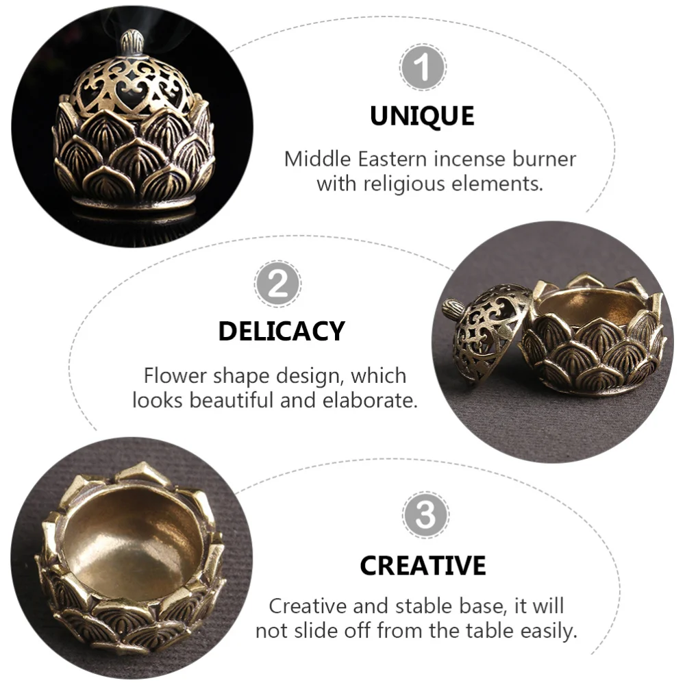 Курильница в стиле ретро форме лотоса 2 шт. | Дом и сад