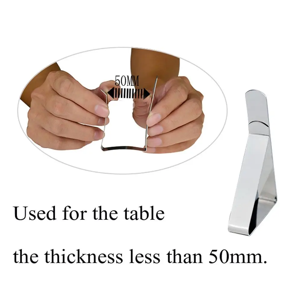 8 шт Нержавеющая сталь зажимы для скатертей Свадебные Променад/круглая скатерть