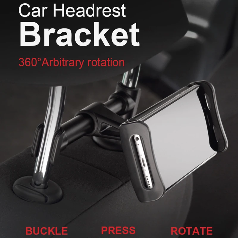 

Car Headrest Seat Back Phone Holder For iPhone 13 13pro Stand Samsung xiaomi Bracket